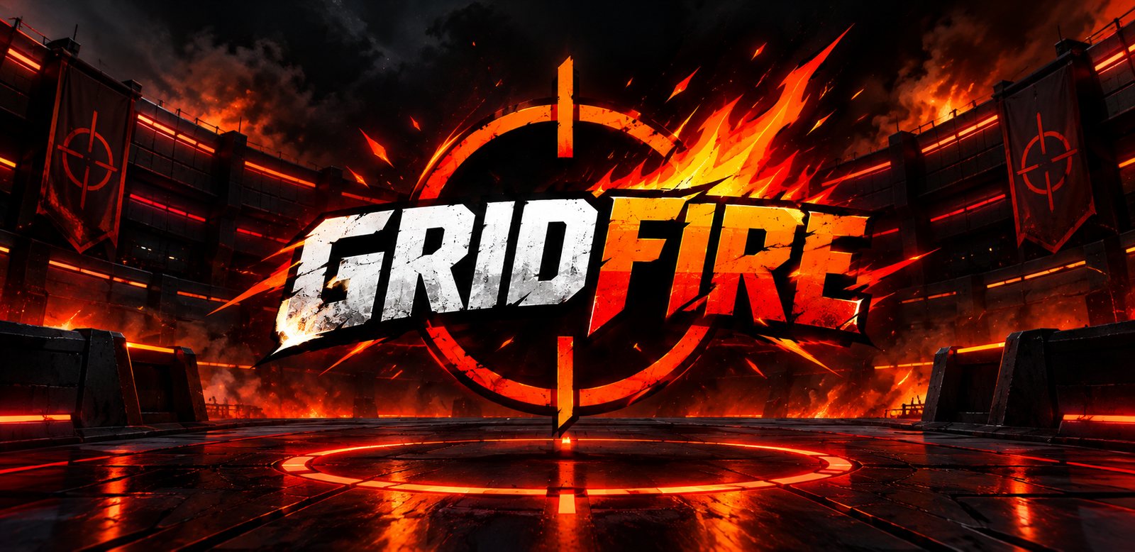 GridFire: Arena of Embers key art